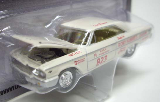 画像: JOHNNY LIGHTNING 2.0  R7 【"DICK BRANNAN"1963 FORD GALAXIE】 CREAM/RR