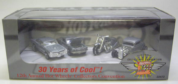 画像: 12TH COLLECTOR'S CONVENTION 【ZAMAC 4CAR SET】　'67 PONTIAC GTO/CUSTOM MUSTANG/SCORCHIN' SCOOTER/ '32 FORD