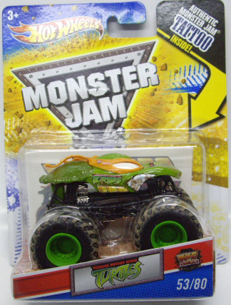 画像: 2011 MONSTER JAM INSIDE TATTOO 【TEENAGE MUTANT NINJA TURTLES】 GREEN (MWD TRUCKS)