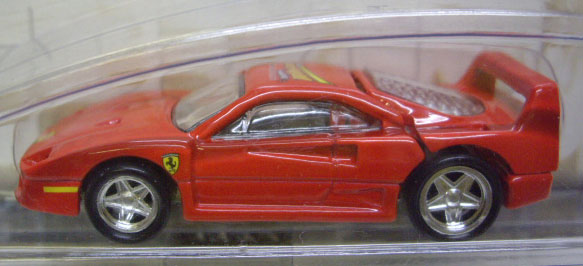 画像: 2002 WALMART EXCLUSIVE AUTO MILESTONES 【FERRARI F40】　RED/5SP