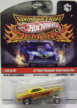 画像: 2009 DRAGSTRIP DEMONS 【LIL' NATE PLYMOUTH 'CUDA FUNNY CAR】　YELLOW/RR