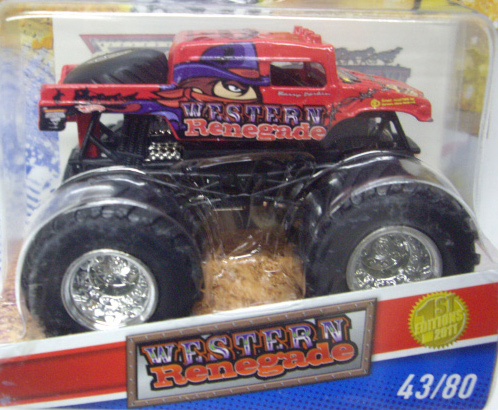 画像: 2011 MONSTER JAM INSIDE TATTOO 【WESTERN RENEGADE】 RED (1ST EDITIONS 2010)