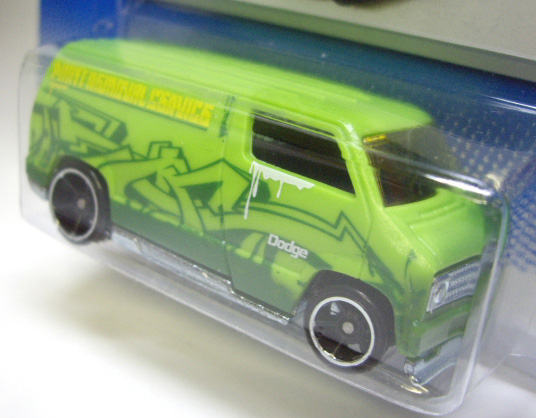 画像: 2011 COLOR SHIFTERS WATER REVEALERS 【CUSTOM '77 DODGE VAN】 LIGHT GREEN-GREEN/O5