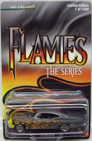 画像: GREENLIGHT MILEZONE'S EXCLUSIVE FLAMES THE SERIES 【1967 CHEVY IMPALA SS 427】 FLAT GRAY/RR (限定1500台）