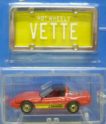 画像: PARK'N PLATES 【80'S CORVETTE (2170)】 RED/HO (YELLOW PLATE)