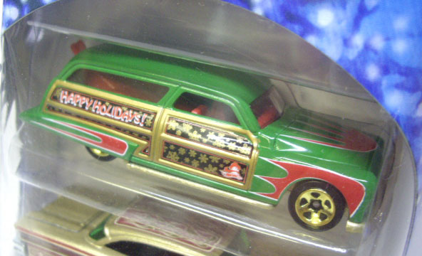 画像: 2010 HOLIDAY HOT RODS 3PACK 【PURPLE PASSION WOODIE/'58 EDSEL/'72 FORD RANCHERO】　TARGET EXCLUSIVE