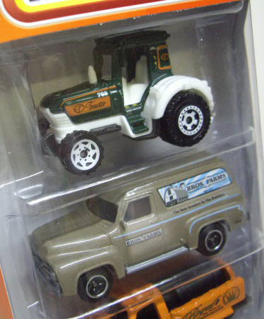 画像: 2010 MATCHBOX 5PACK - FARM RIGS No.4 【Tractor/Ford F-100 Panel Delivery/???/'75 Chevy Stepside/Ford 1997 Chevrolet Tahoe】