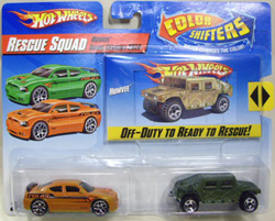 画像: COLOR SHIFTERS 2 PACK 【DODGE CHARGER SRT8 & HUMVEE】　