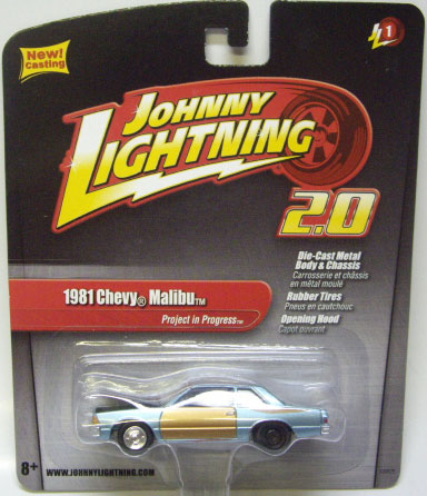 画像: JOHNNY LIGHTNING 2.0  【1981 CHEVY MALIBU】 LIGHT BLUE/RR