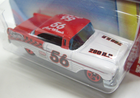 画像: 2011 WALMART EXCLUSIVE "CARS OF THE DECADES" 【'56 CHEVY BEL AIR】 RED-WHITE/5SP