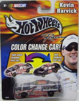 画像: 2004 HOT WHEELS RACING COLOR CHANGE 【KEVIN HARVICK】 BLACK-BLACK/RR