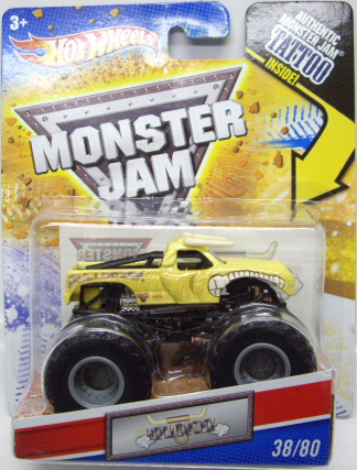 画像: 2011 MONSTER JAM INSIDE TATTOO 【BULLDOZER】 LIGHT YELLOW