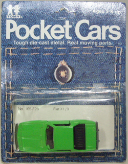 画像: TOMY-POCKET CARS 【FIAT X1/9】　GREEN  （USトミカ）