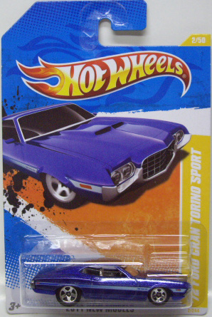 画像: 【'72 FORD GRAN TORINO SPORT】　MET.BLUE/5SP (WALMART EXCLUSIVE WINDSHIELD HW TAMPO)