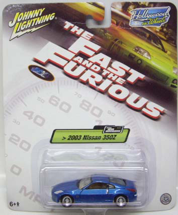 画像: 2005 LIMITED EDITION - HOLLYWOOD ON WHEELS 【"THE FAST AND THE FURIOUS　(ワイルドスピード）" 2003 NISSAN 350Z】　MET.BLUE