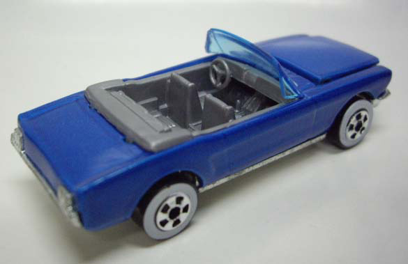 画像: LOOSE - 2007 WALMART SINCE'68 SET 【'65 MUSTANG CONVERTIBLE】 BLUE/WW