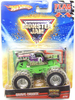 画像: 2010 MONSTER JAM FLAG SERIES 【GRAVE DIGGER (MWD TRUCKS)】　BLACK