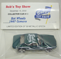 画像: 2002 BOB'S TOY SHOW 【'67 CAMARO】　MET.GREEN/SB (ONLY 1/30)