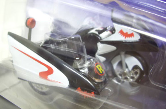 画像: 1/50 BATMOBILE SERIES 3 【1966 BATCYCLE】　BLACK-WHITE/RR