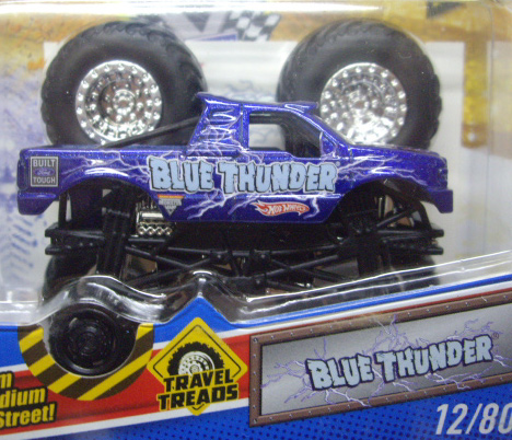 画像: 2011 MONSTER JAM INSIDE TATTOO 【BLUE THUNDER】 BLUE (TRAVEL TREADS)