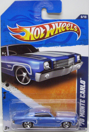 画像: 【'70 MONTE CARLO】　SKYBLUE/5SP (WALMART EXCLUSIVE WINDSHIELD HW TAMPO)