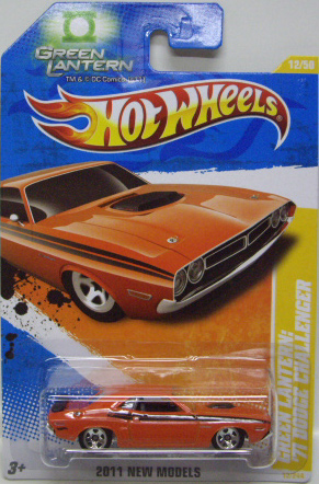 画像: 【GREEN LANTERN : '71 DODGE CHALLENGER】　ORANGE/5SP