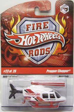 画像: FIRE RODS 【PROPPER CHOPPER】　WHITE-RED