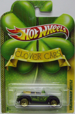 画像: 2010 WALMART EXCLUSIVE CLOVER CARS 【VOLKSWAGEN BEETLE】　FLAT BLACK/LACE