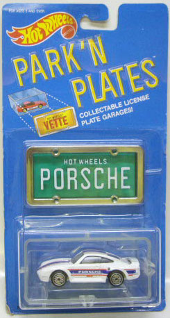 画像: PARK'N PLATES 【PORSCHE 959 (2038)】 WHITE/UH  (GREEN PLATE)