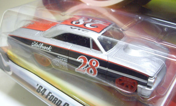 画像: 2007 1/50 CUSTOM CLASSICS 【'64 FORD GALAXIE 500】　SILVER-BLACK/RR (EDELBROCK TAMPO)(CHOJIRO.D.CRAZY　グラフィックデザイン）