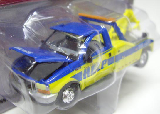 画像: JOHNNY LIGHTNING 2.0  R8 【1999 FORD F-450 SUPER DUTY】 YELLOW-BLUE/RR