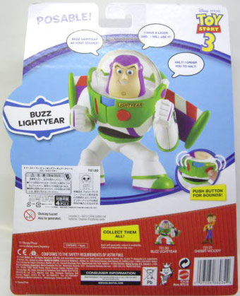 画像: TOY STORY 3 【DELUXE TALKING FIGURE - BUZZ LIGHTYEAR (T7210/T2120)】 (国内流通版）