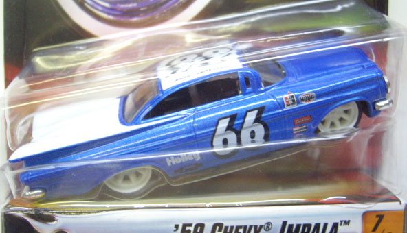 画像: 2007 1/50 CUSTOM CLASSICS 【'59 CHEVY IMPALA】　BLUE/RR(CHOJIRO.D.CRAZY　グラフィックデザイン）