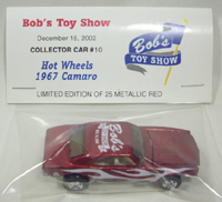 画像1: 2002 BOB'S TOY SHOW 【'67 CAMARO】　MET.RED/BW (ONLY 1/25)