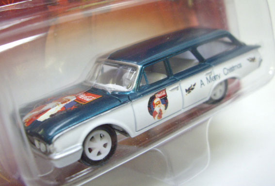 画像: LIMITED EDITION - COCA COLA 【A MERRY CHRISTMAS 1960 FORD STATION WAGON】　GREEN-WHITE (WHITE LIGHTNING)