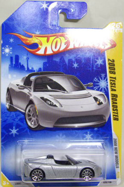 画像: TARGET EXCLUSIVE SNOW FLAKE CARD 【2008 TESLA ROADSTER】　SILVER/10SP