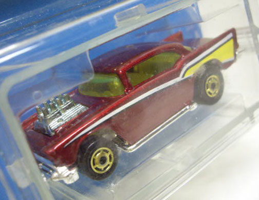 画像: PARK'N PLATES 【'57 CHEVY (2178)】 MET.RED/HO  (YELLOW PLATE)