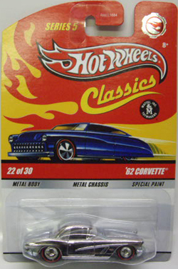 画像: SERIES 5 CHASE 【'62 CORVETTE】　CHROME/RR