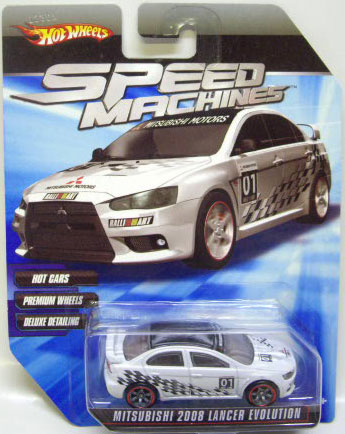 画像: SPEED MACHINES 【MITSUBISHI 2008 LANCER EVOLUTION】　WHITE/A6