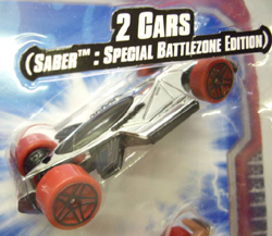 画像: BATTLE FORCE 5 - 2CARS PACK WITH DVD 【SABER (SPECIAL BATTLEZONE EDITION) / FANGORE】　CHROME/BROWN