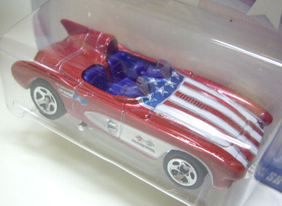 画像: 2008 WALMART EXCLUSIVE 4th of July 【CORVETTE SR-2】　RED/5SP