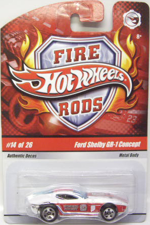 画像: FIRE RODS 【FORD SHELBY GR-1 CONCEPT】　WHITE-RED/5SP
