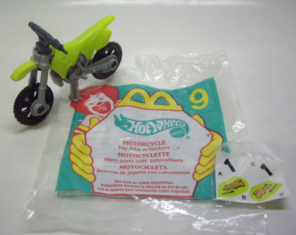 画像: 2000 McDONALD'S EXCLUSIVE 【MOTORCYCLE】　YELLOW (1/64より大きいです）