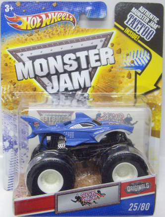 画像: 2011 MONSTER JAM INSIDE TATTOO 【SHARK WREAK】 LIGHT BLUE (HW ORIGINALS)