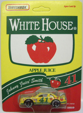 画像: 1992 LIMITED EDITION - WHITE HOUSE 【JOHNNY "JUICE" JONES  #41 PONTIAC GRAND PRIX】 YELLOW