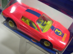 画像: 【FERRARI (TESTAROSSA)】 PINK/YELLOW HUB RR (NO LOGO, BLUE BUMPER)