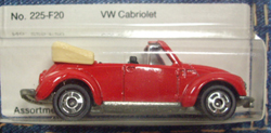 画像: TOMY-POCKET CARS 【VW CABRIOLET】　RED  （USトミカ）