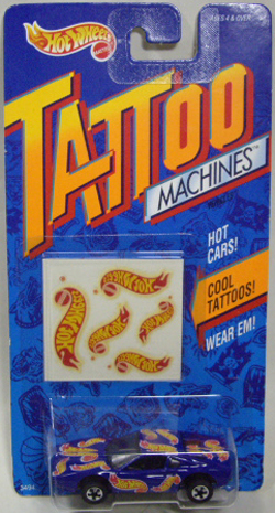 画像: TATTOO MACHINES 【HOT WHEELS (No.3494 FERRARI 308 GTB)】 BLUE/BW