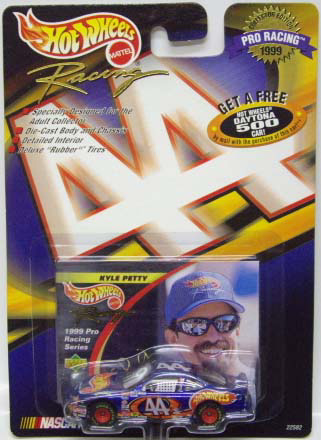 画像: 1999 HOT WHEELS PRO RACING 【KYLE PETTY #44 TEAM HOT WHEELS PONTIAC GRAND PRIX (PRO RACING)】　BLUE/RR