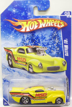 画像: TARGET EXCLUSIVE SNOW FLAKE CARD 【'41 WILLYS】　YELLOW/5SP